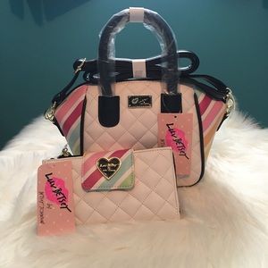 Luv Betsey By Betsey Johnson Mini Satchel & Wallet